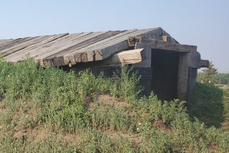 The replica of Fort Sauerkraut, completed in 2004.