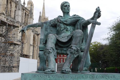 "Constantine by this sign conquer."