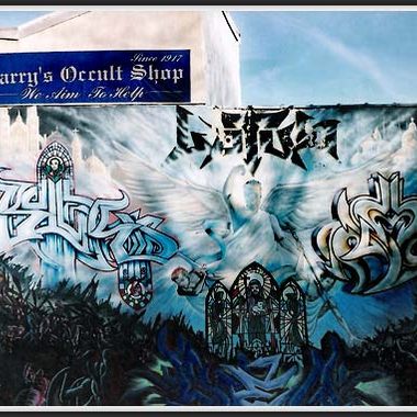 Side of Harry's Occult Shop.