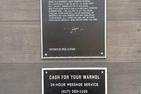 'Cash for Your Warhol'