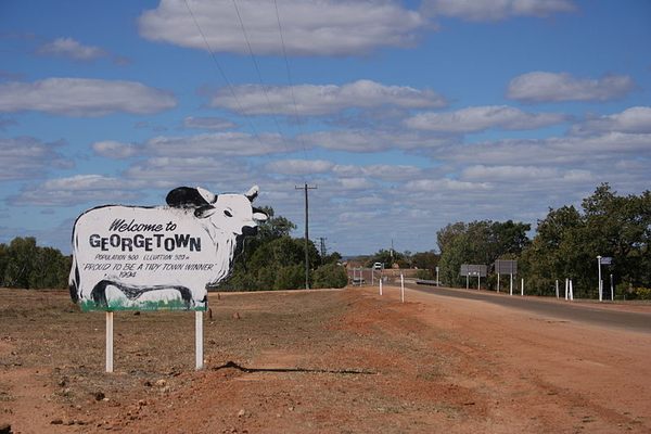 This part of Australia was next to Canada...a very, very long time ago. Way pre-cow. 