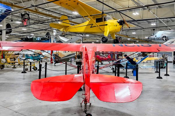 The Mid-America Air Museum is filled almost nose-to-tail with aircraft.