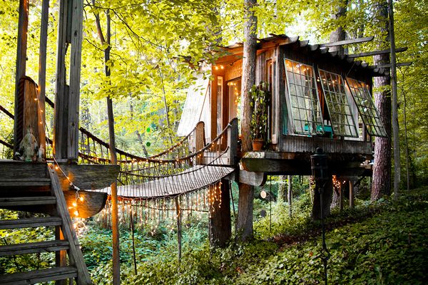 Designed by architect Peter Bahouth. 