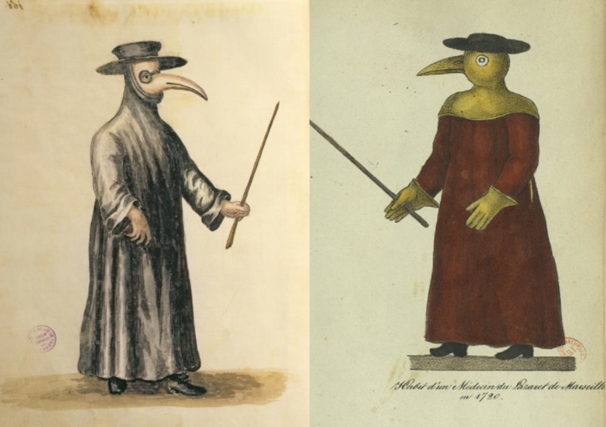 black plague doctors