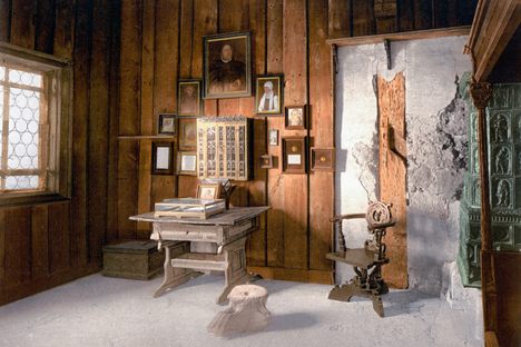 The room where Luther translated the New Testament into German.