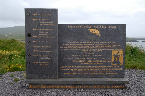 The memorial at Foilhommerum Cliff. 