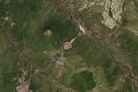 Batagaika Crater in June 2016. 