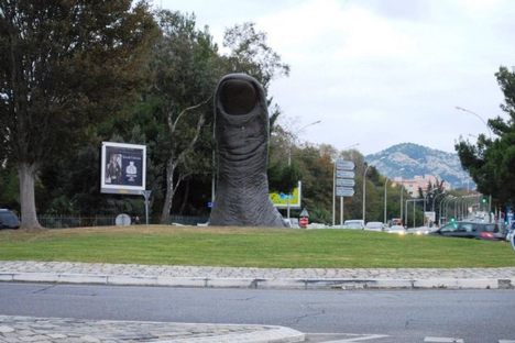'Le Pouce,' The Giant Thumb Sculpture