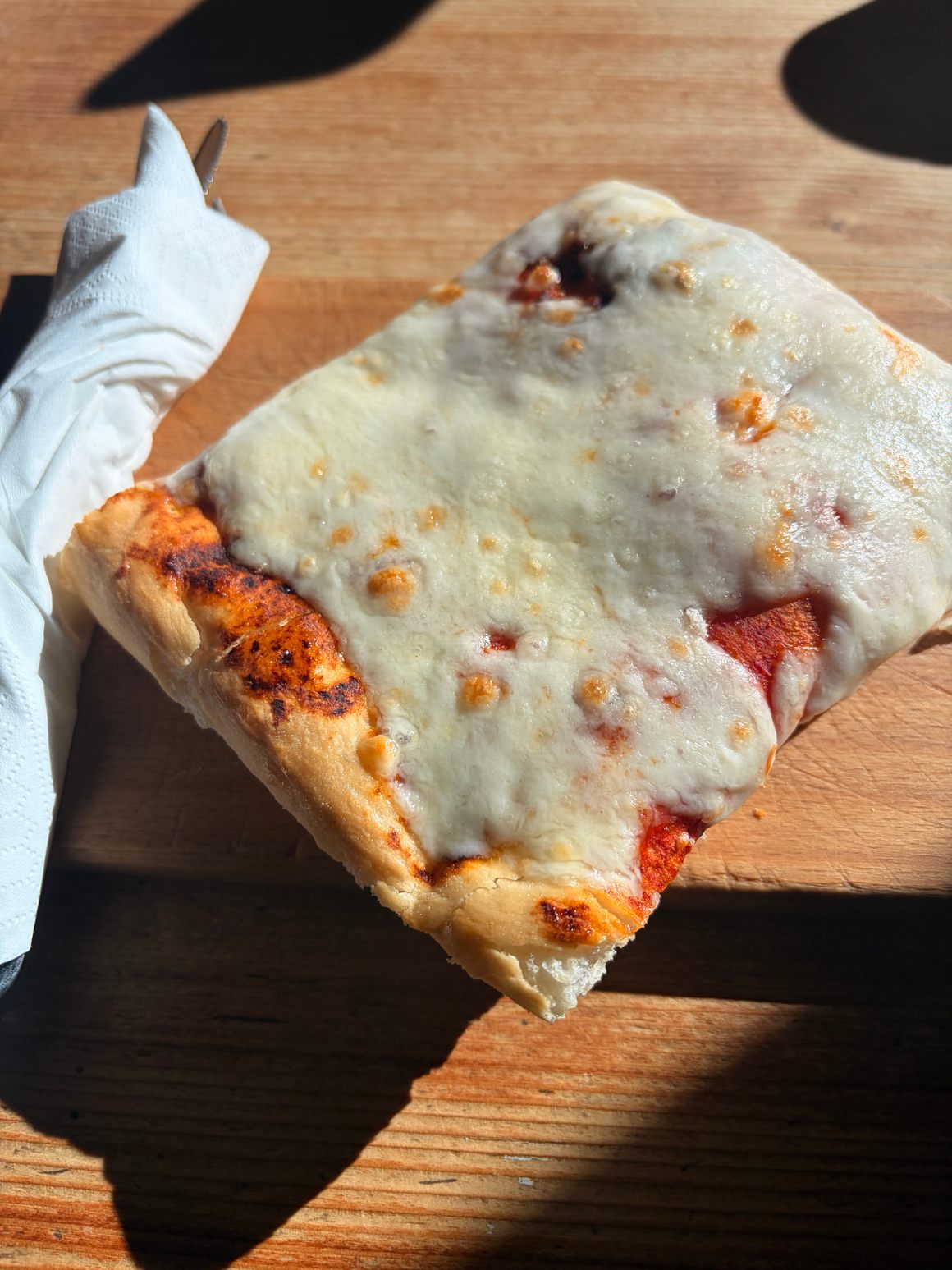 Pizza Margherita at an altitude of 4,554m.