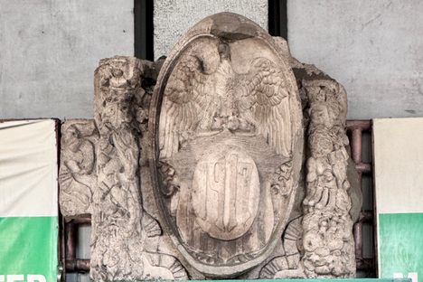 Stone carvings which used to adorn the stone market
