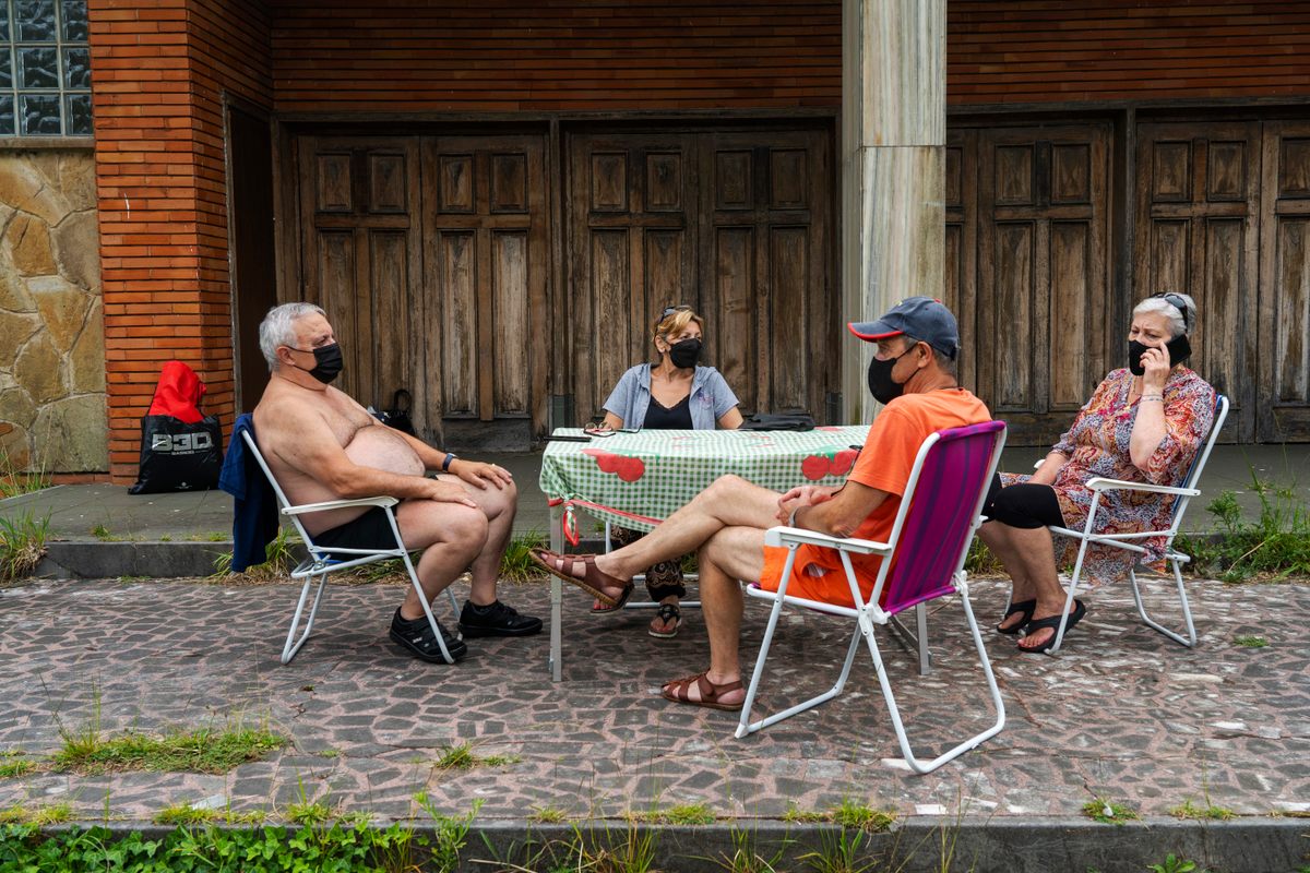 After the resort was officially closed in 2005, visitors kept coming. Outside of the vacation city's shuttered villas, day trippers host barbecues, birthday parties, even baptisms. 