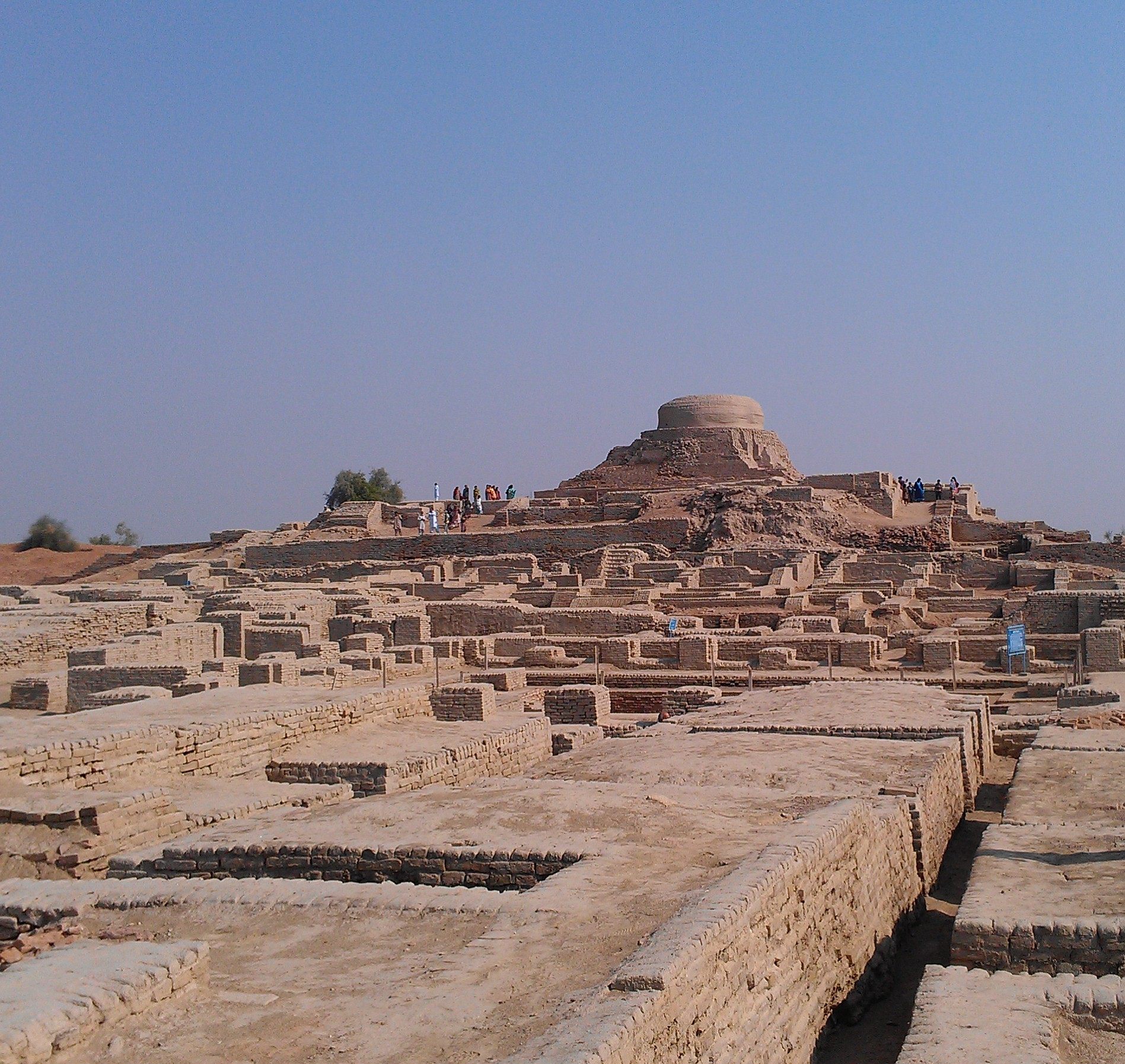 Mohenjo-Daro, a major Indus Valley city and a UNESCO World Heritage Site.