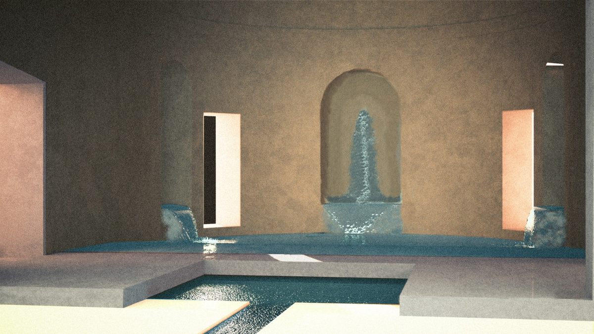 A virtual recreation of the breakfast spot.