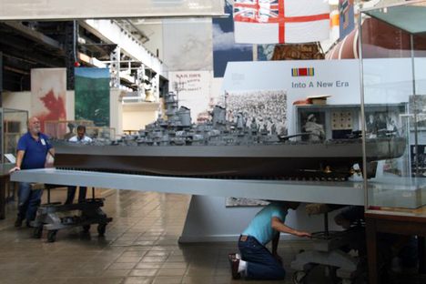 The model was relocated from the Smithsonian in 2010.