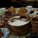 A bowl of kumis in Kazakhstan.