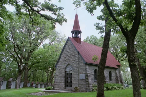 Grasshopper Chapel and grounds.