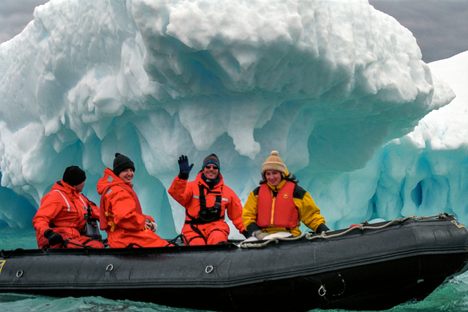 Isolated places such as Antarctica offer working labs for languages. 