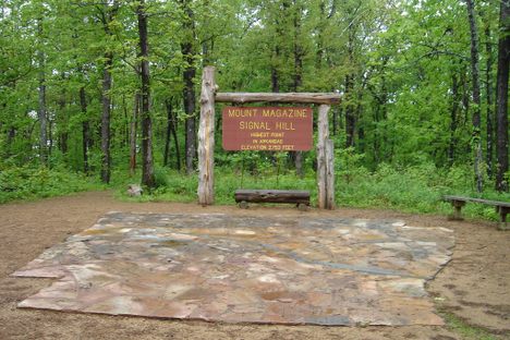 The Highest Point in Arkansas