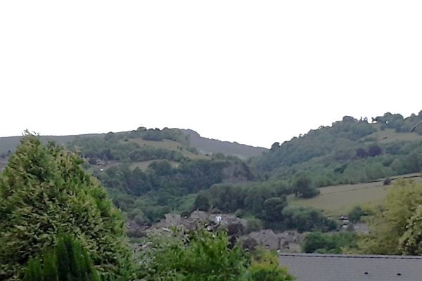 View from the rear looking down into Derwent valley