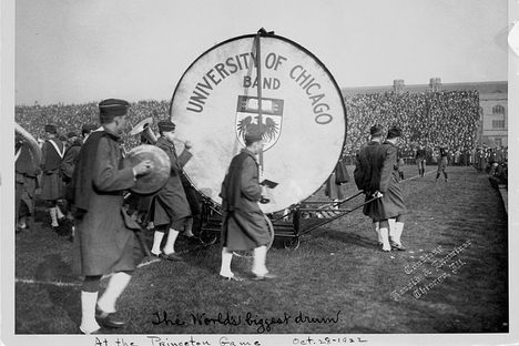 Big Bertha at the University of Chicago in 1922.