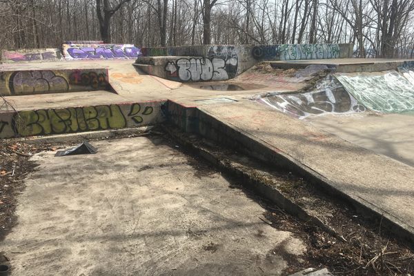 Abandoned Skate Park on the Bruce Trail