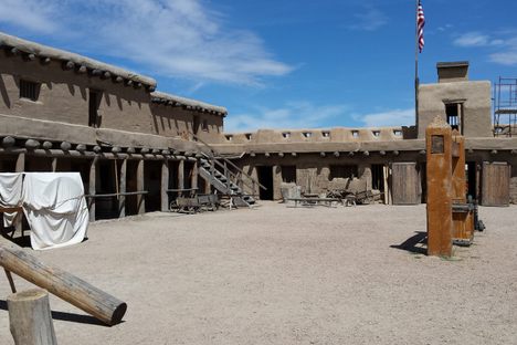 Bent's Fort plaza.