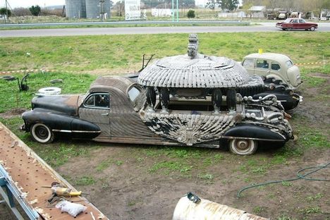 Argentine Vintage Funeral Cadillacs