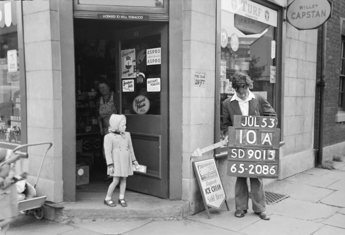 A young girl's shopping trip is thrown off by an encounter with a survey worker.