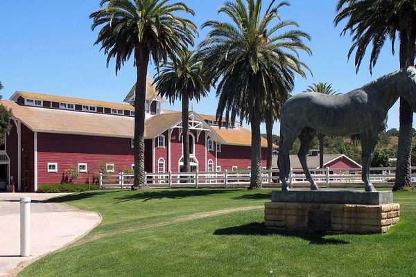 The Victorian Red Barn on Stanford University's campus