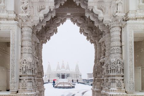 BAPS Shri Swaminarayan Sanstha Mandir.