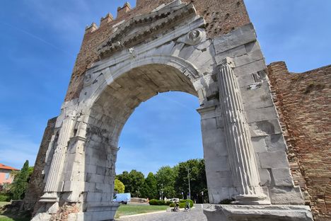 The oldest surviving arch in northern Italy