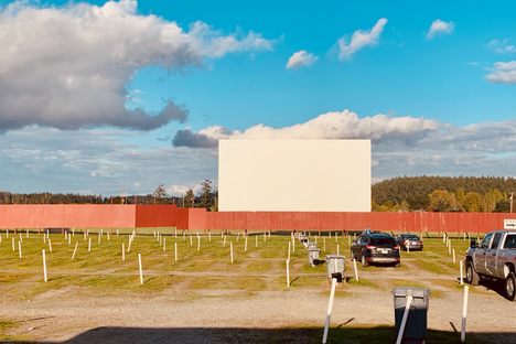 Blue Fox Drive-In Theatre.