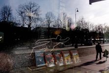 In Norway, nothing says “Easter,” like a storefront display of a chalk body outline.
