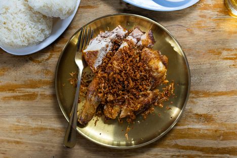 This fried chicken is one of Bangkok’s most famous.