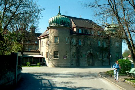The prison as seen from the road. 