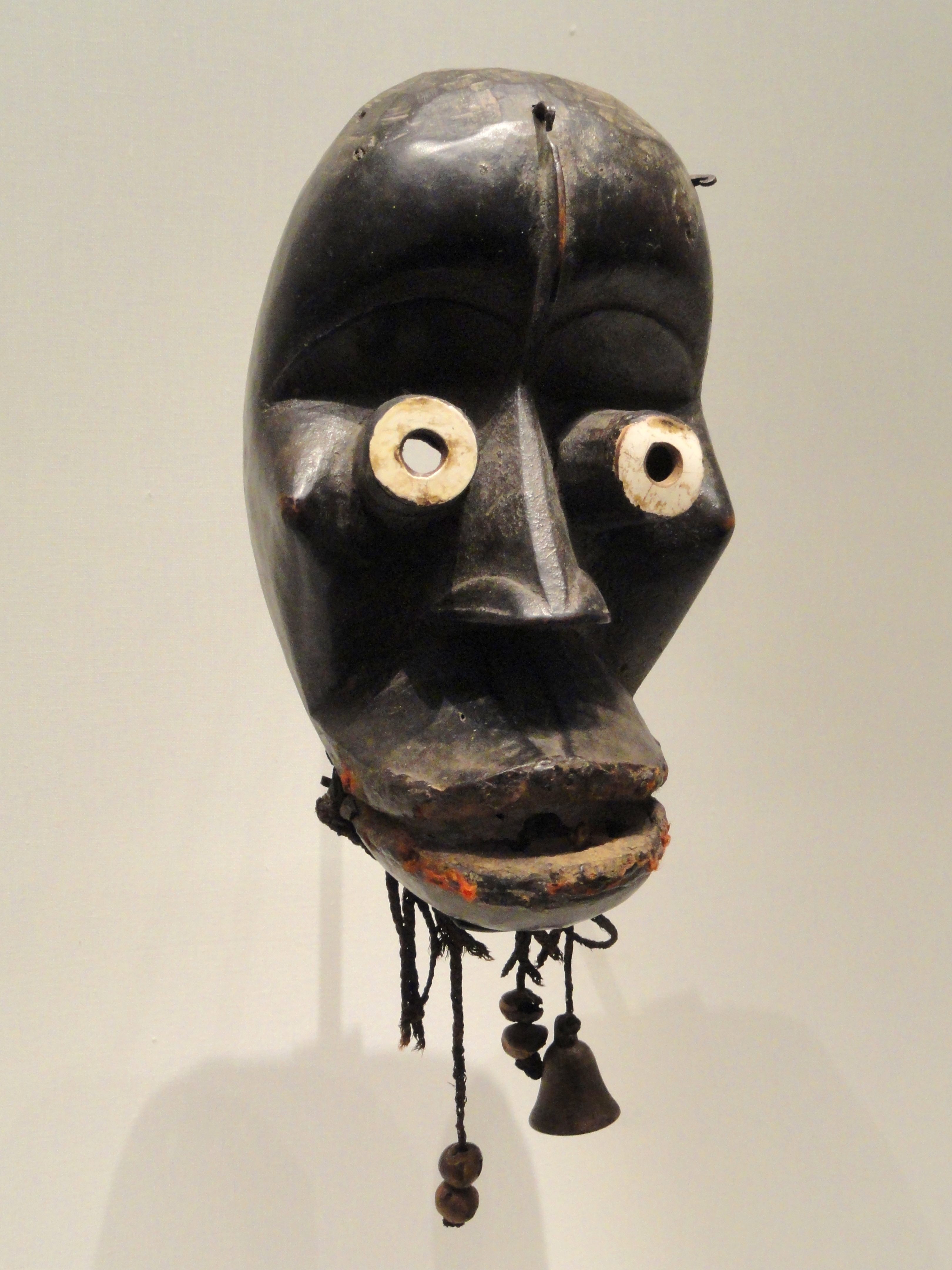 This ivory and wood mask, on display at the Cleveland Museum of Art, Cleveland, Ohio, comes from Liberia's Mano people and is thought to date to the early 1900s.