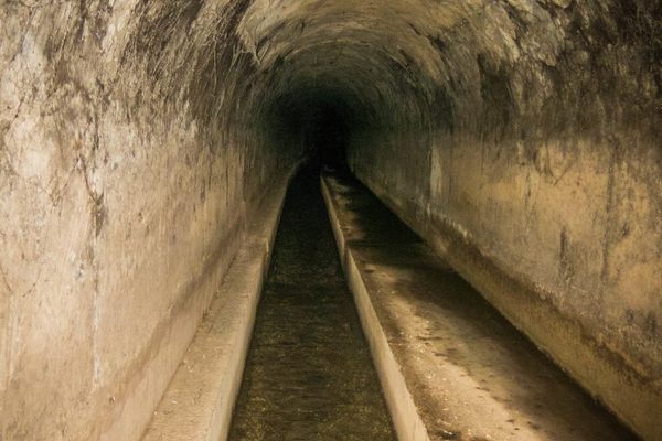In the Barcelona sewer system.