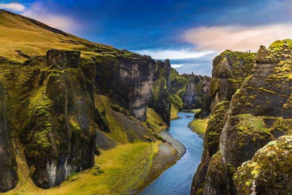 The canyon, in all its striking beauty.