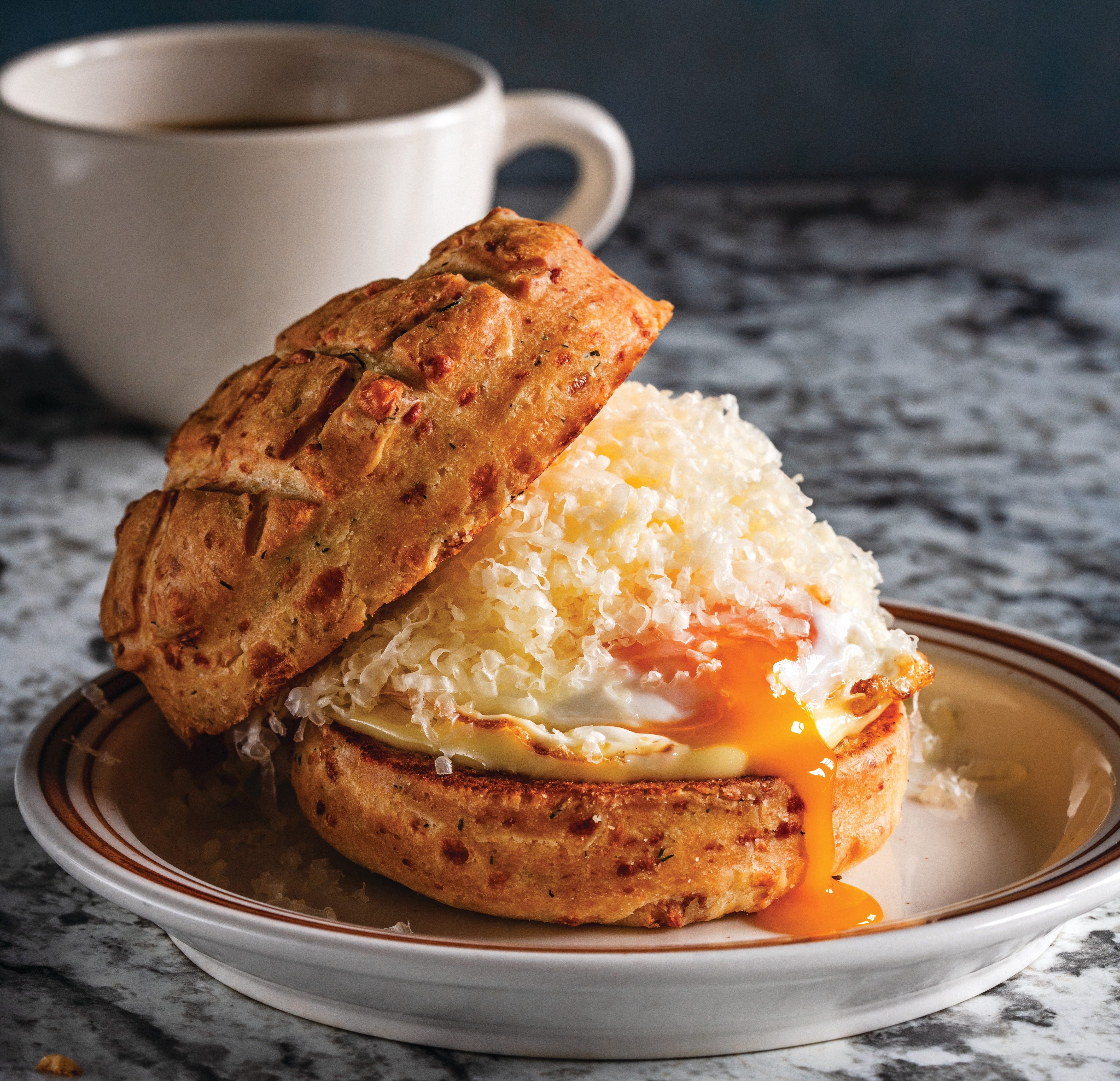 <em>Pogácsa</em>, buttery Hungarian biscuits, are a breakfast staple at Agi's Counter.