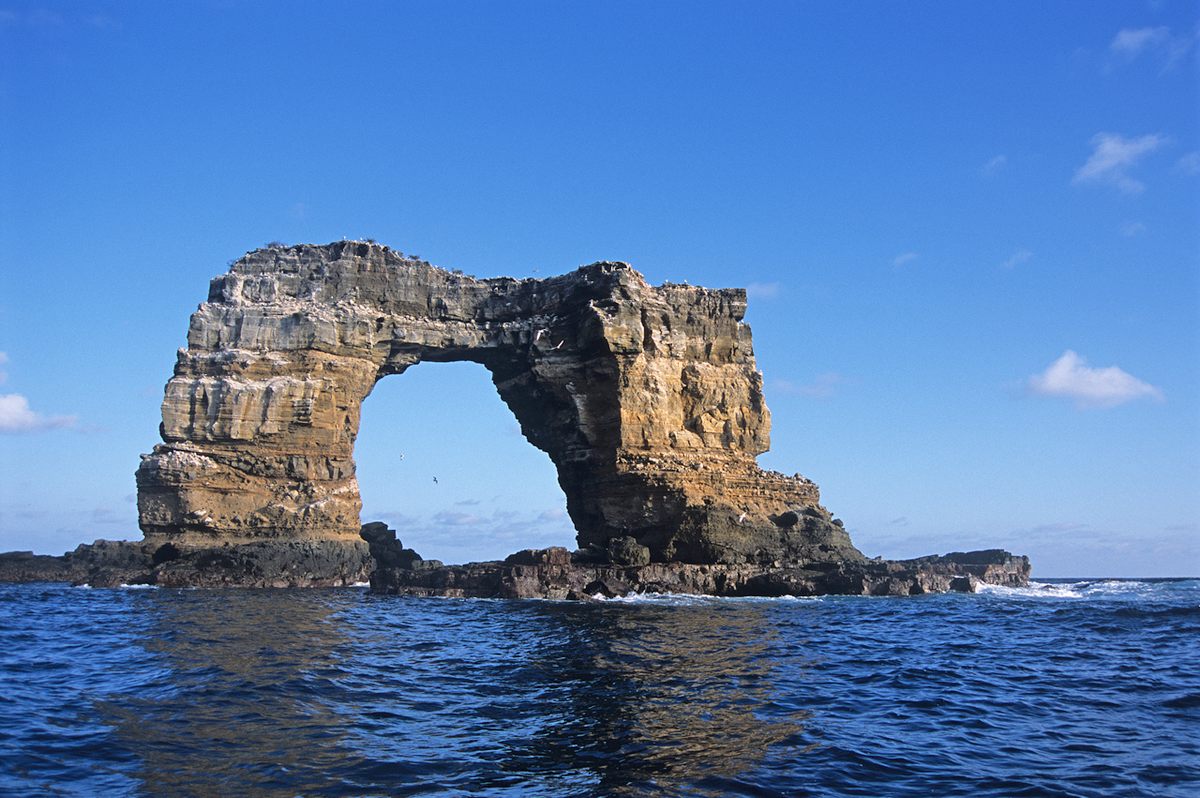 Darwin's Arch in the Galápagos archipelago.