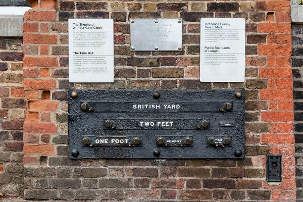 Public Standards of Length at the Royal Greenwich Observatory.