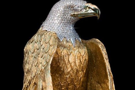 Someone Violently Stole This Solid Gold, Diamond-Encrusted Maltese Eagle