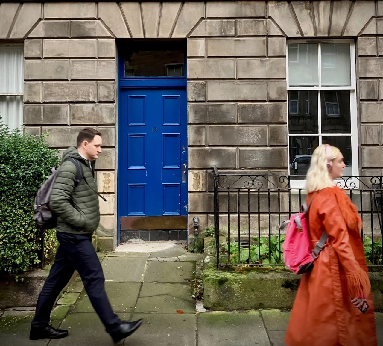 The passion project of Edinburgh resident Diarmid Mogg, Tenement Town shares the stories of the city's past inhabitants, such as Helen Pairman who lived behind this bright blue door in 1876. 