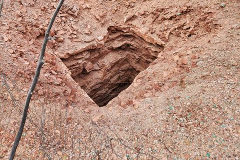 Shaft portal, Grand Gulch Mine.