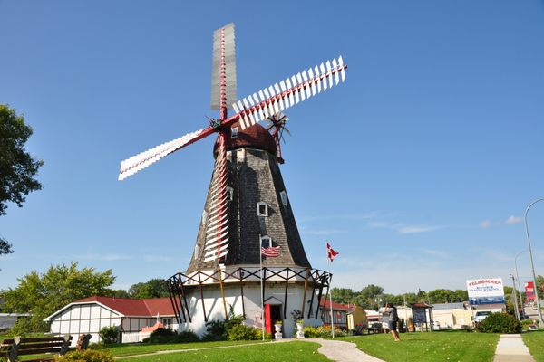 Elk Horn is home to an authentic 19th-century windmill that was shipped in pieces from Norre Snede, Denmark, in 1976.