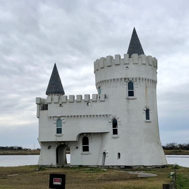 Street view of the castle. 