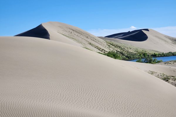 Main dunes, Big Dune at far right.
