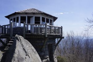 Mount Cammerer Lookout Tower in Cosby, Tennessee