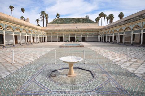 The Grand Courtyard of Bahia Palace.