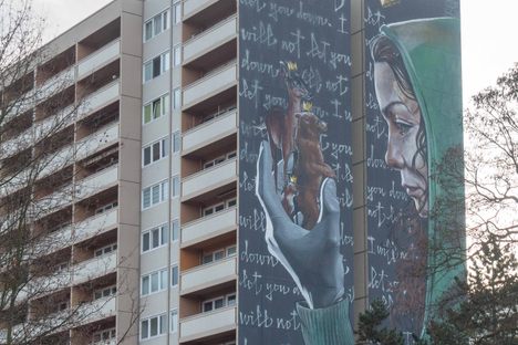 Mural by Nuno Viegas, Hera and Akut.